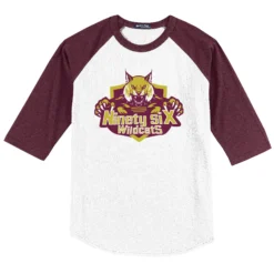 Ninety Six Wildcats Adult Baseball Tee